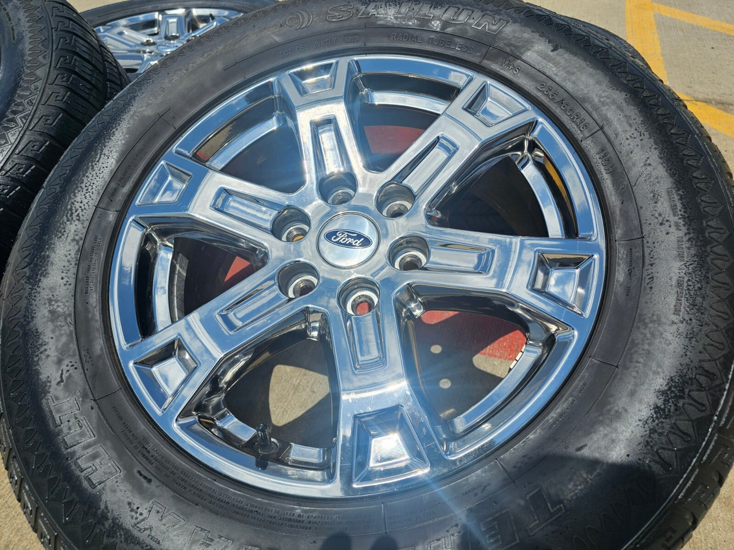 18" Ford F-150 Expedition OEM chrome rims wheels tires 2023 2024 2025