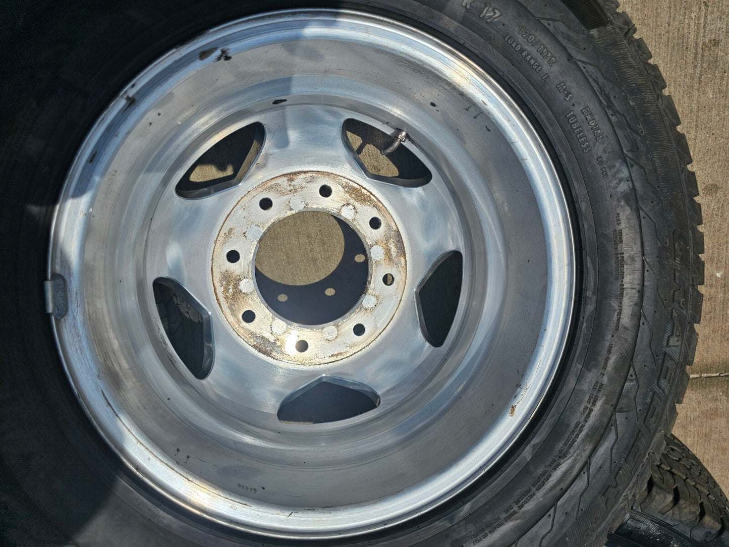17" Chevy Silverado GMC Sierra 3500 Dually rims wheels OEM 5519 5520 GENERAL