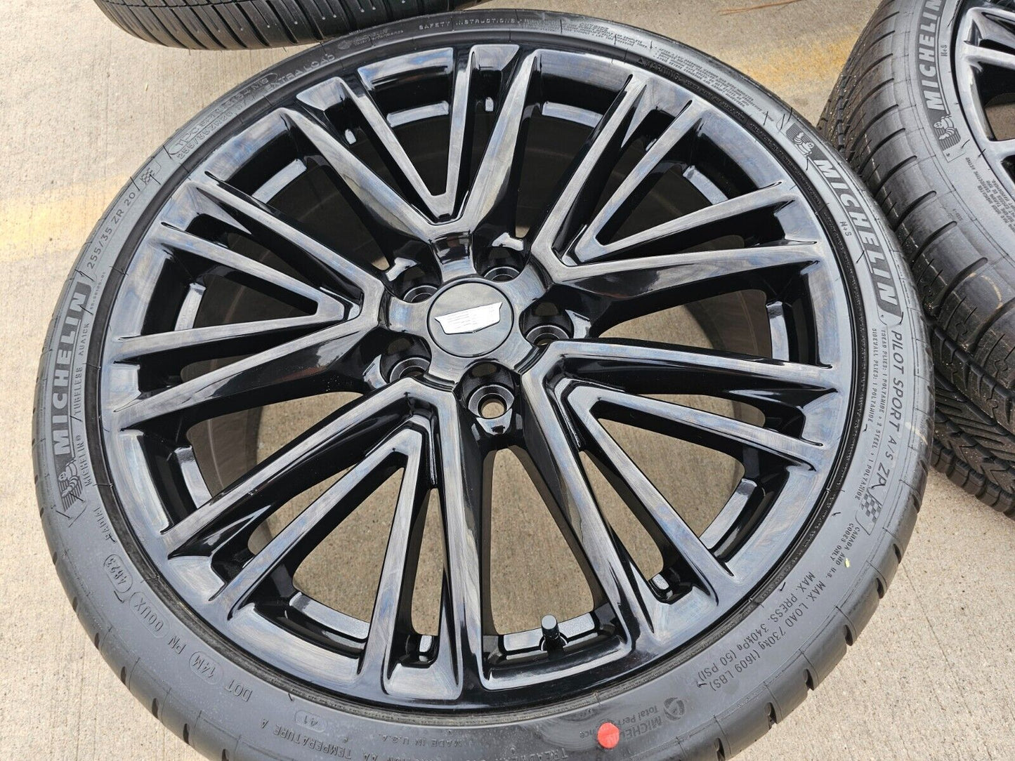 20" Cadillac CT5 OEM Black wheels rims 4843 tires 2021 2022 2023 2024 2025 NEW