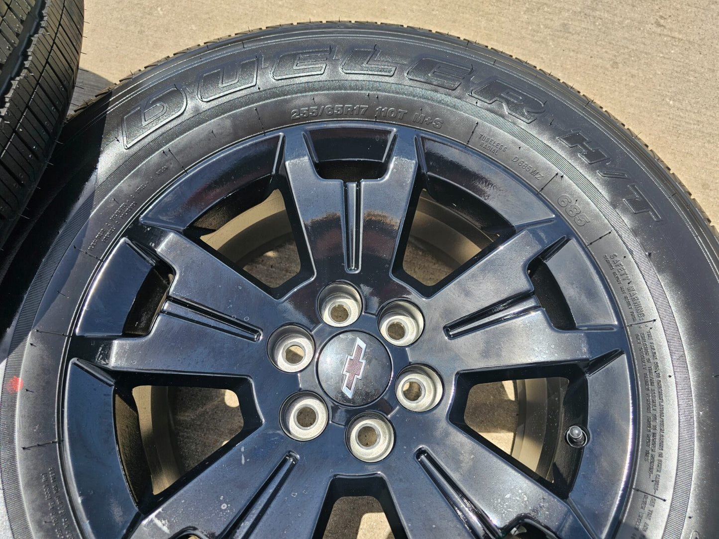 17" Chevy Colorado GMC Canyon OEM Black 5672 wheels rims tires NEW