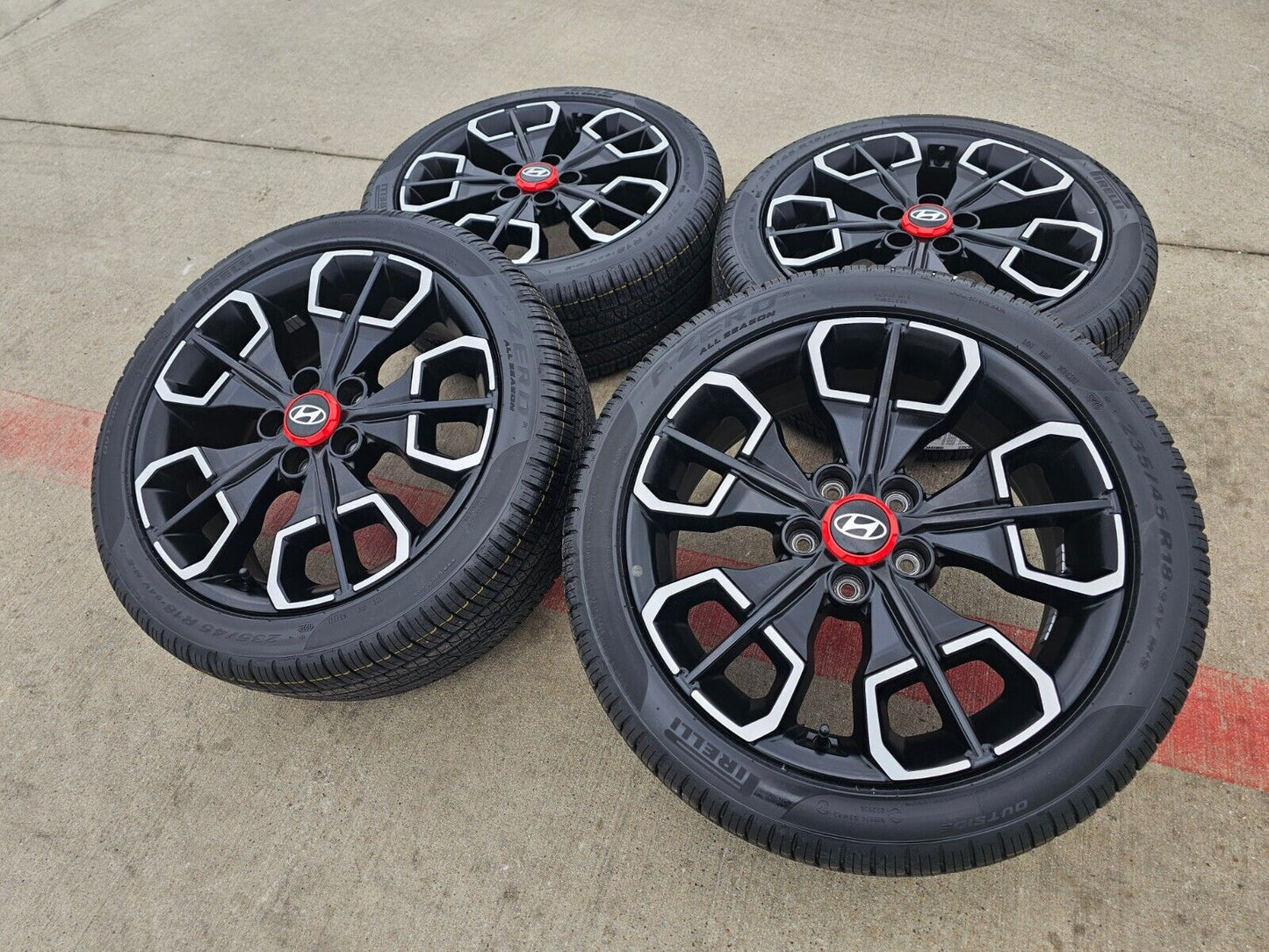 18" Hyundai Elantra Sonata Accent OEM Santa Cruz wheels rims 95231 180411 NEW