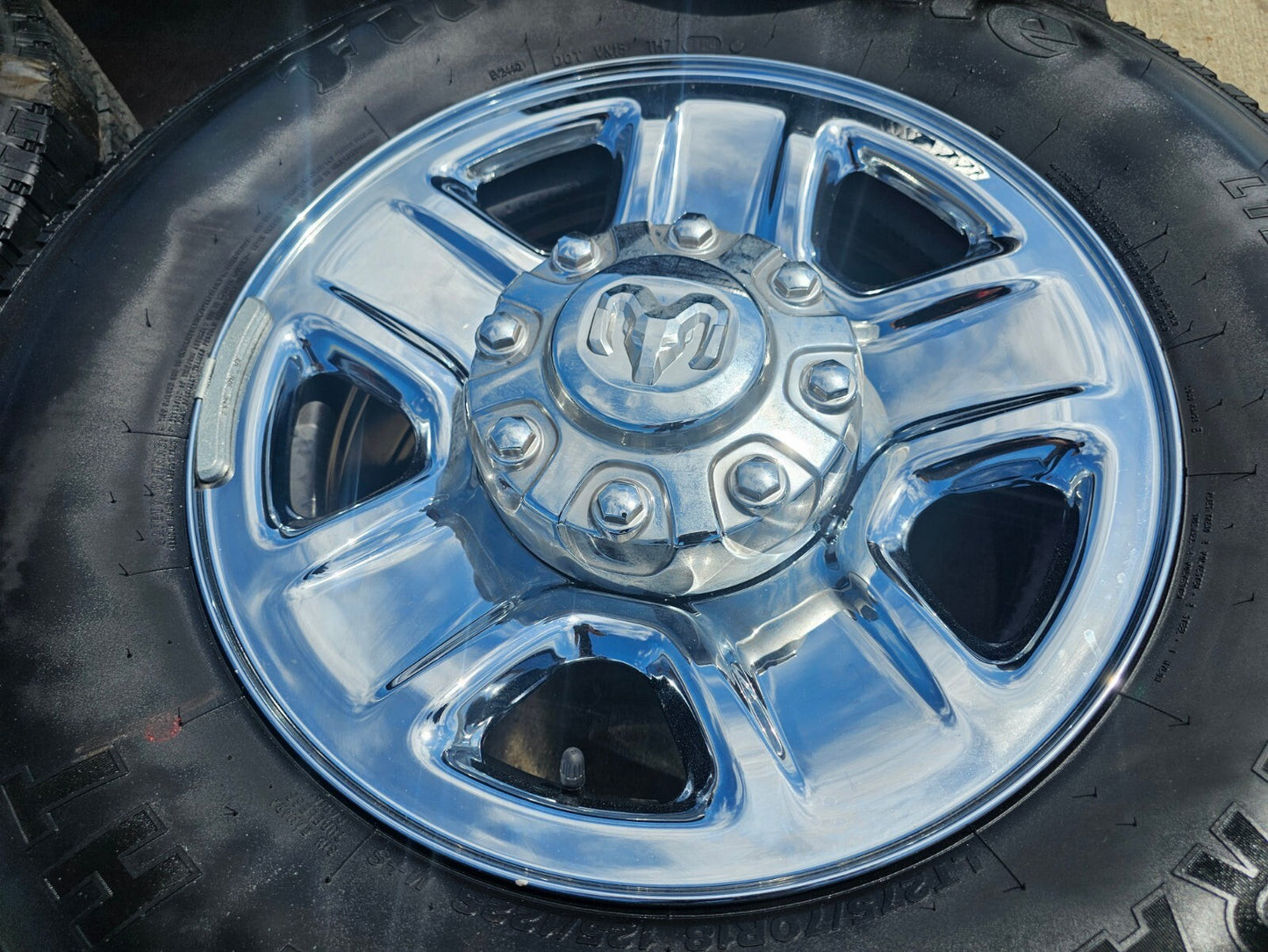 18" Dodge Ram 2500 3500 STEEL chrome OEM 2473 wheels rims 2023 2024 2025 NEW
