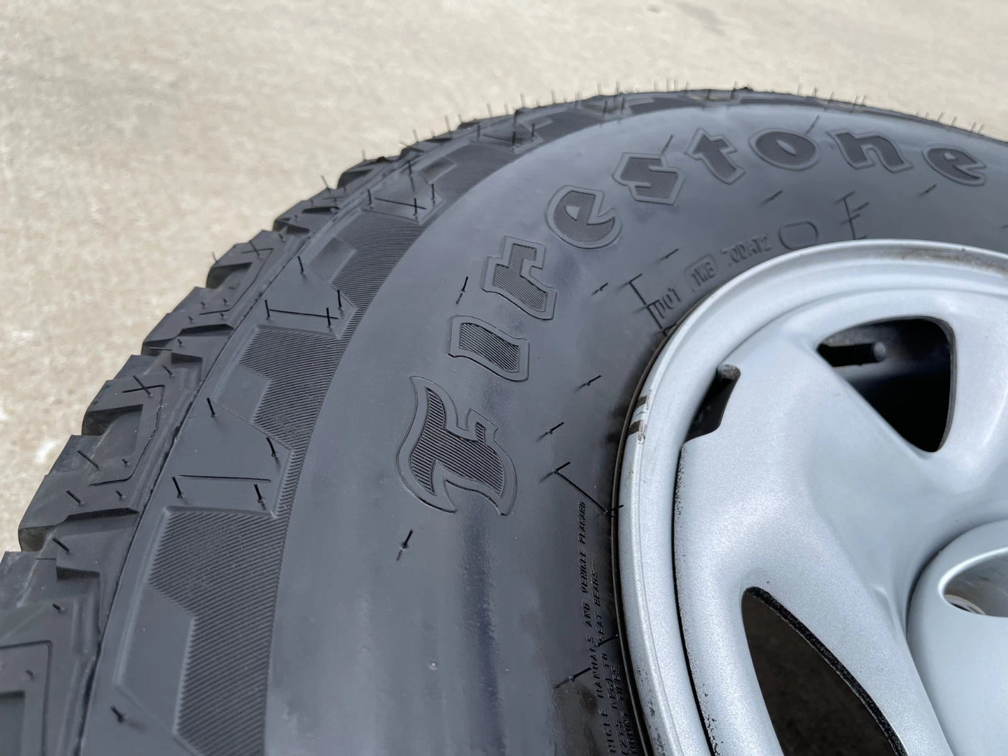 16" Toyota Tacoma OEM steel wheels rims 75192 tires FIRESTONE