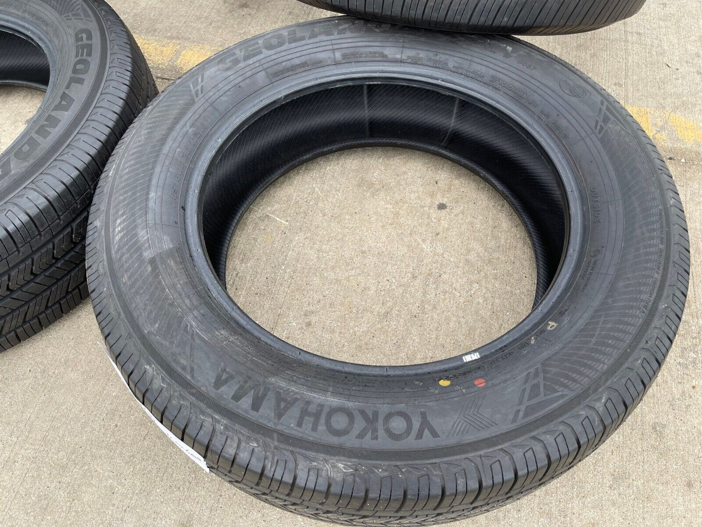 (4) 265/60/20 Yokohama Geolander X-CV tires NEW Sierra Tundra Silverado