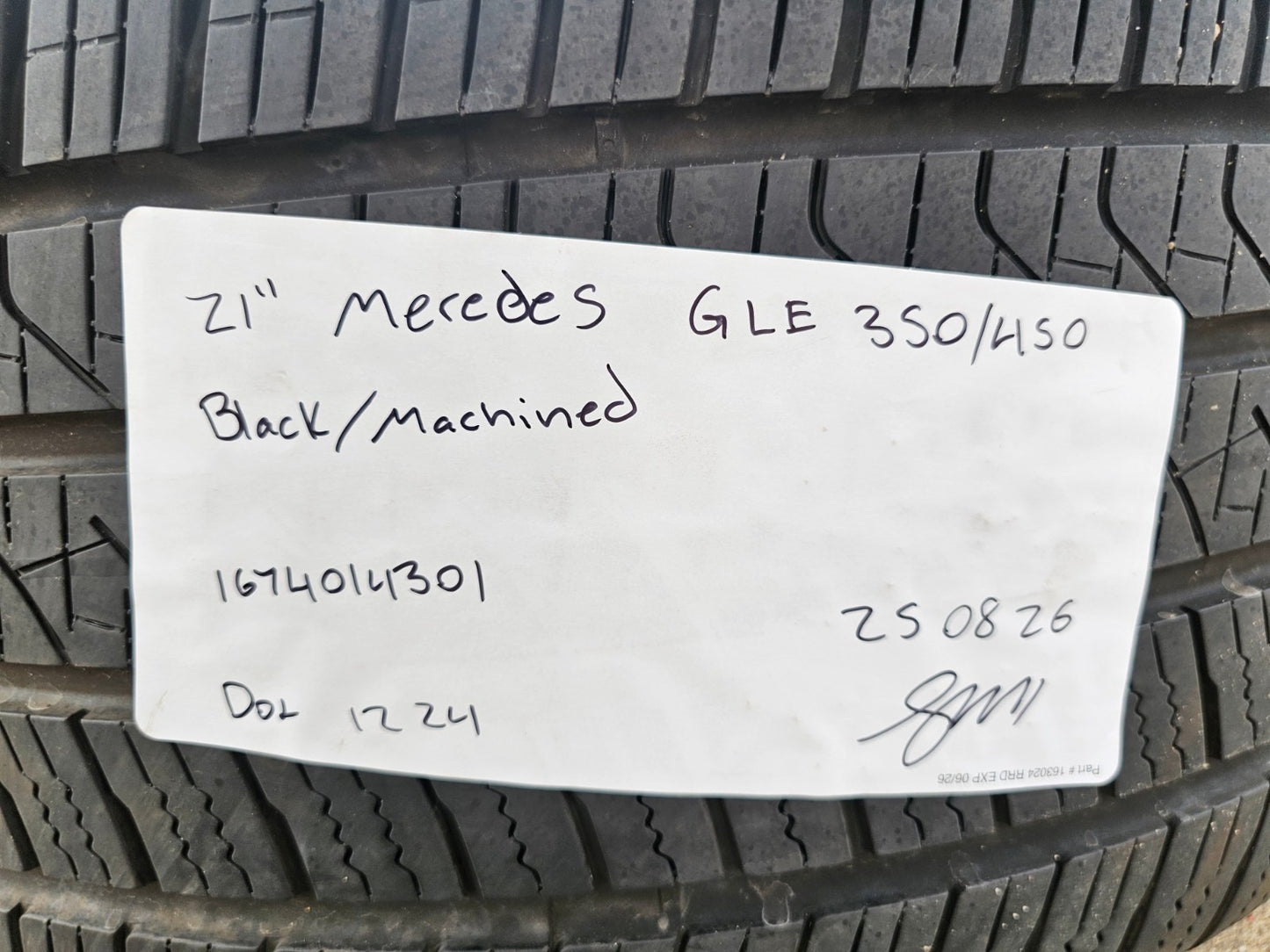 21" Mercedes GLE AMG OEM black wheels rims 85940 85941 tires 2024 2025 2026
