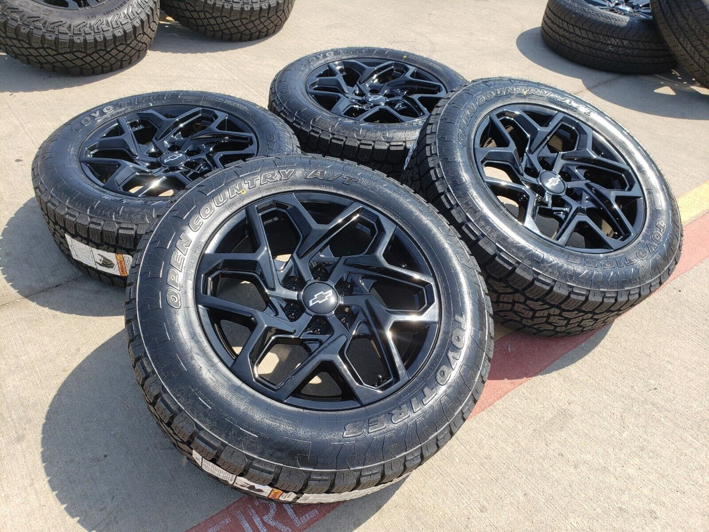 20" GMC Sierra Yukon AT4X Tahoe OEM 95369 wheels rims tires TOYO A/T3 NEW