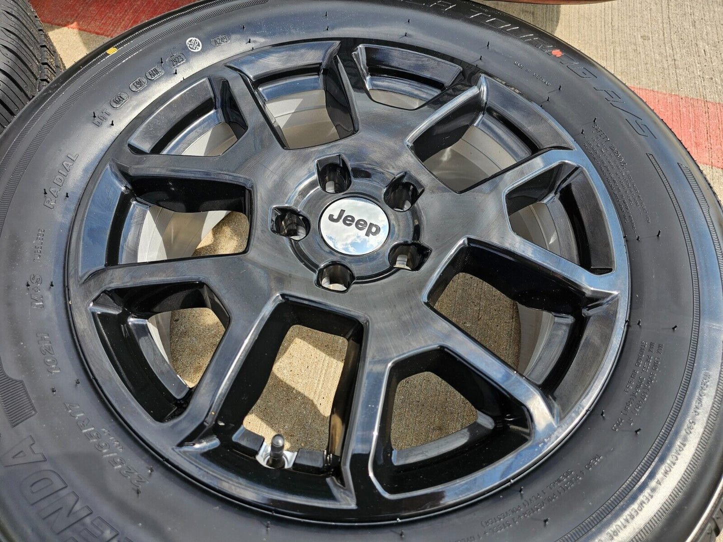 17" Jeep Cherokee wheels OEM rims Compass 9257 9225 Renegade NEW
