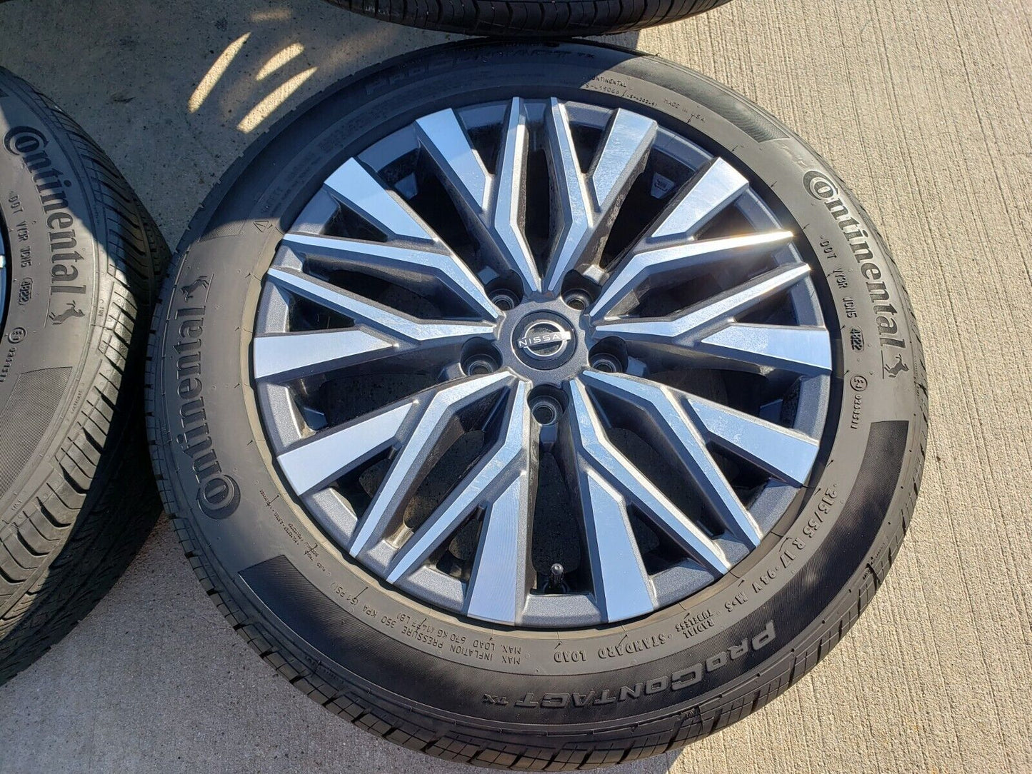 17" Nissan Altima Maxima Infiniti OEM 95478 62853 wheels rims tires