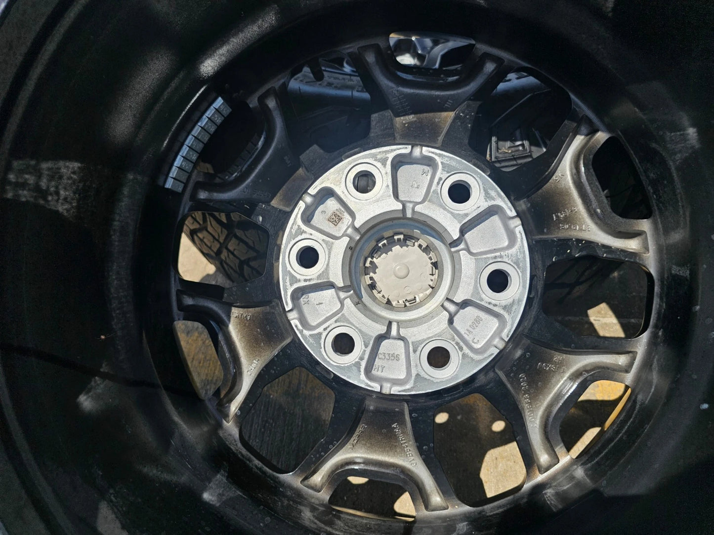 18" Dodge Ram 1500 TRX RHO Black OEM 66002 wheels rims TERRITORY M/T 35"