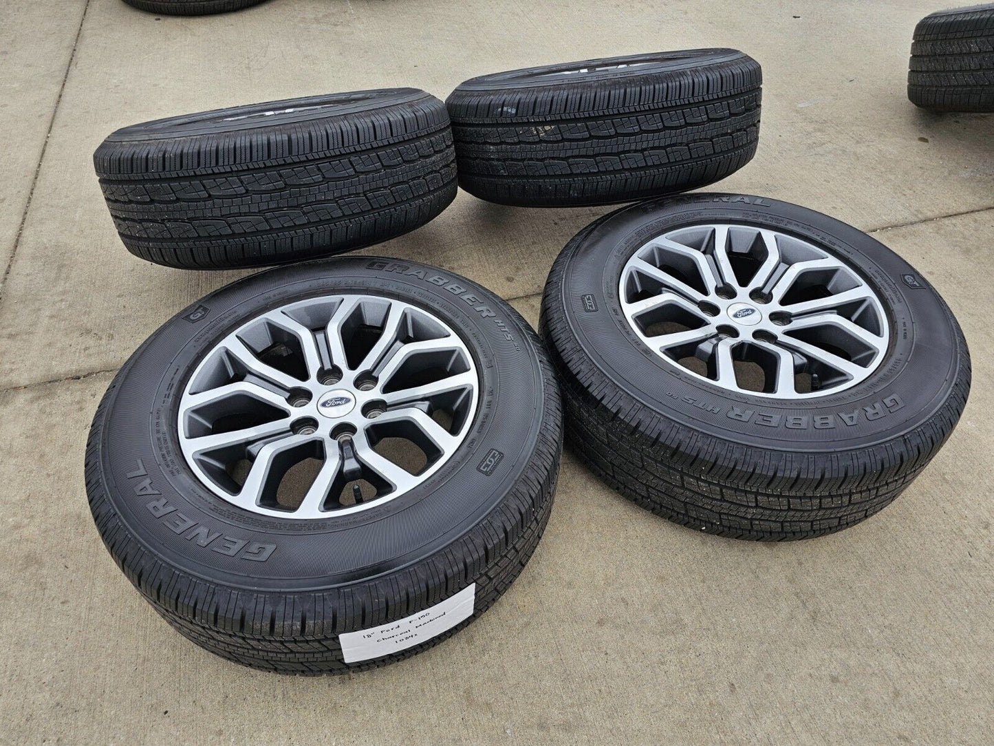 18" Ford F-150 Lariat OEM rims wheels 10342 tires 2021 2022 2023 2024 2025