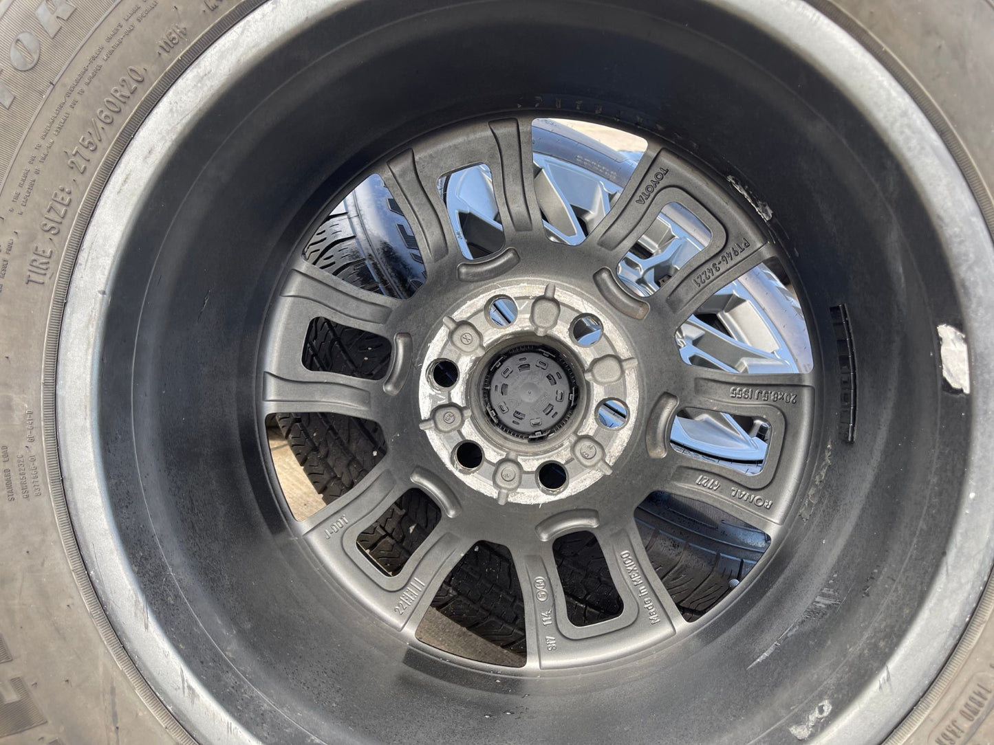 20" Toyota Tundra TRD OEM wheels rims 95314 65196 75276 Sequoia 2024 2025 GRAY