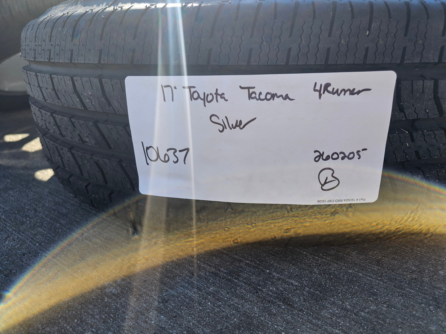 17" Toyota Tacoma 4Runner TRD OEM 94254 10637 wheels rims 2026 NEW DISCOUNTED