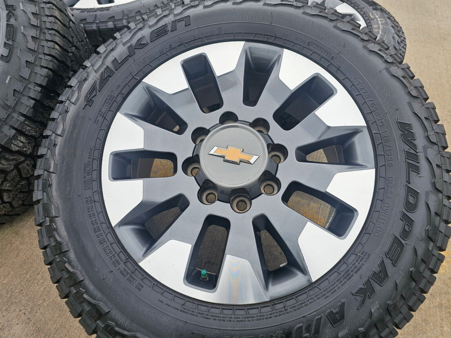 20" Chevy Silverado GMC Sierra AT4 2500 3500 OEM 5960 wheels rims 2022 2023 2024