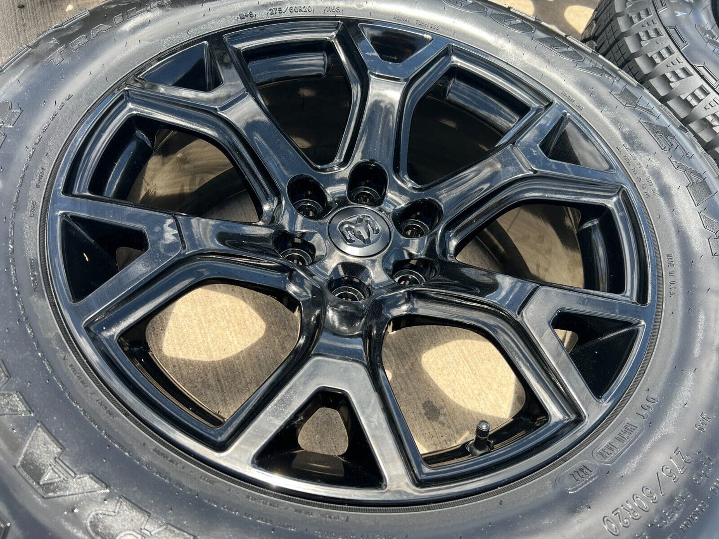20" Dodge Ram 1500 Jeep Grand Wagoneer OEM OBSIDIAN wheels rims NEW