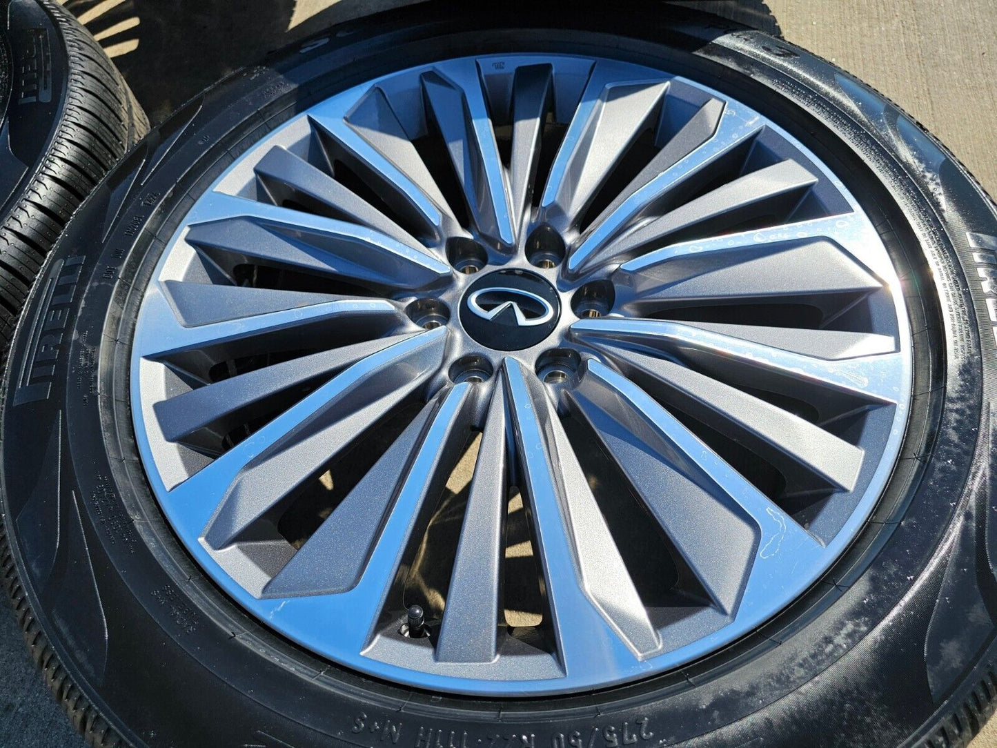 22" Infiniti QX80 QX56 Nissan Titan Armada OEM wheels rims tires 2024 2025 NEW