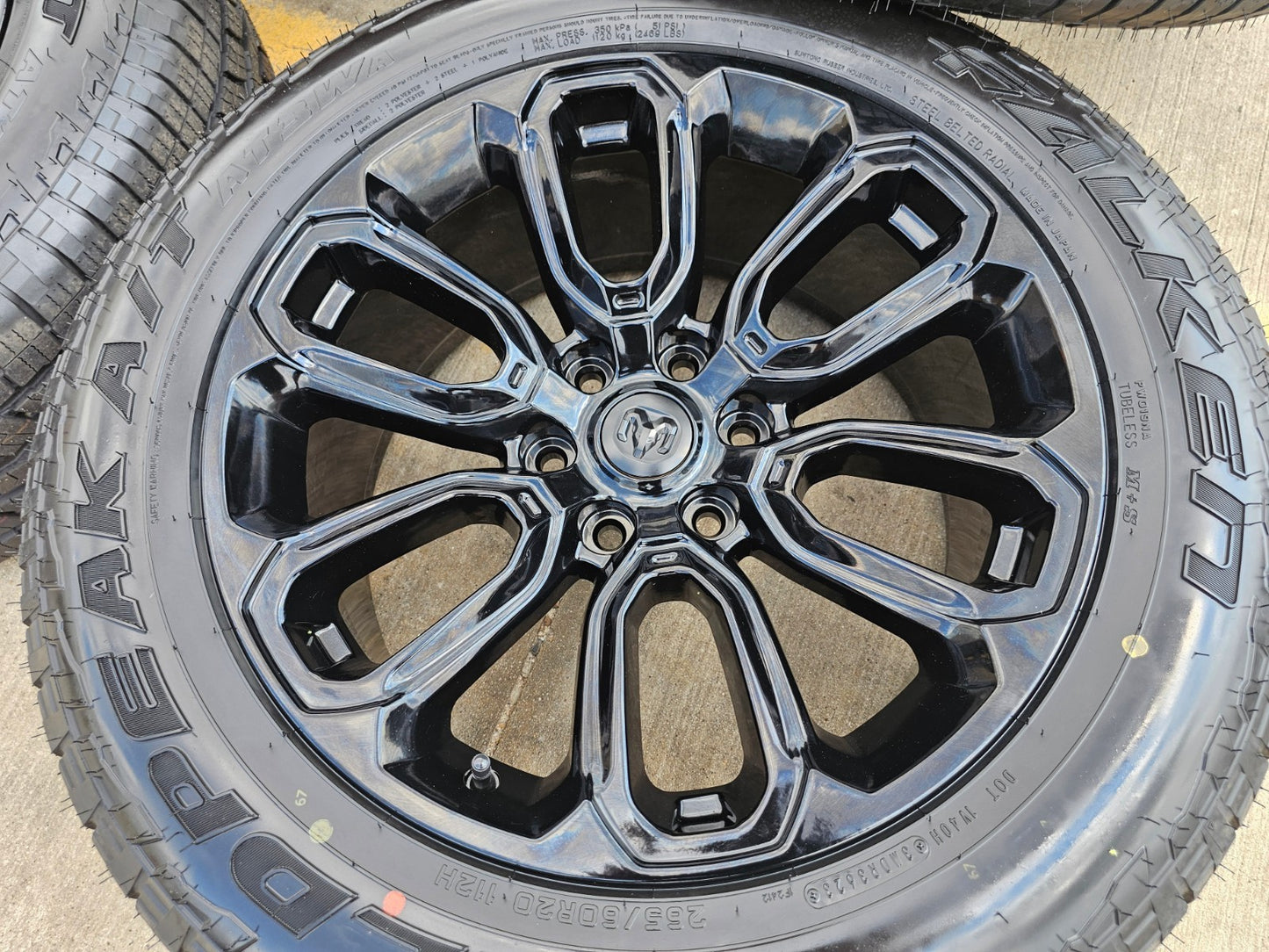 20" Dodge Ram 1500 OEM Laramie Long Horn 2677 wheels rims 2024 2025 2026 NEW