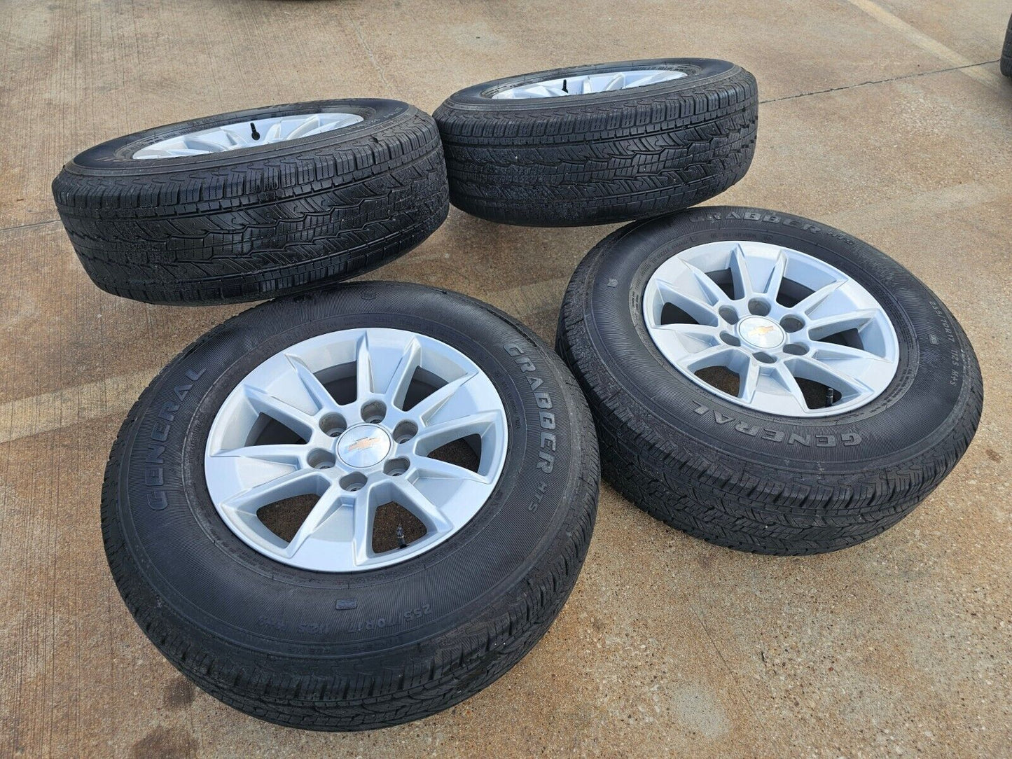 17" Chevy Silverado OEM wheels rims tires 5908 GMC Sierra Yukon
