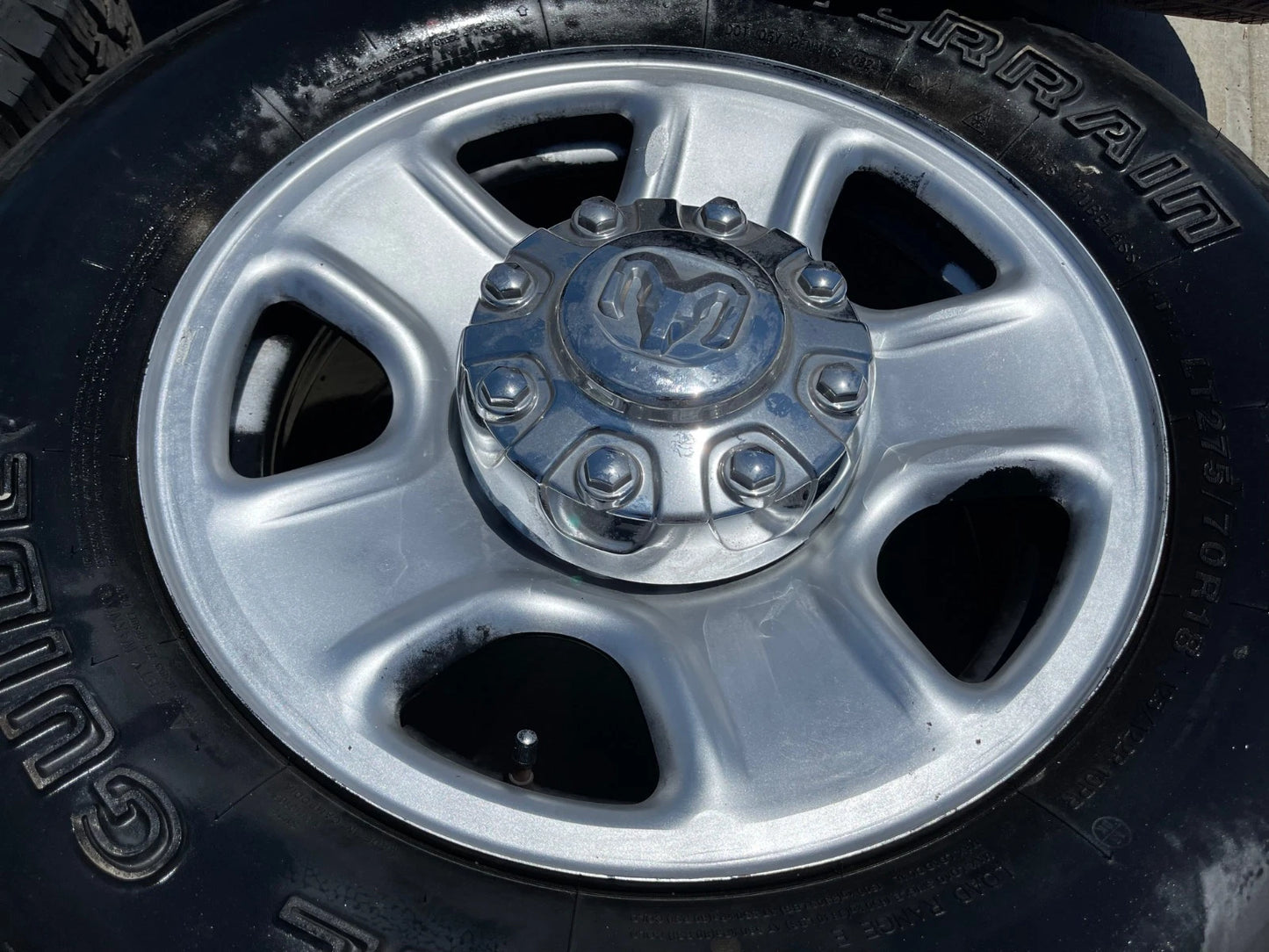 18" Dodge Ram 2500 3500 STEEL chrome OEM 2473 wheels rims tires