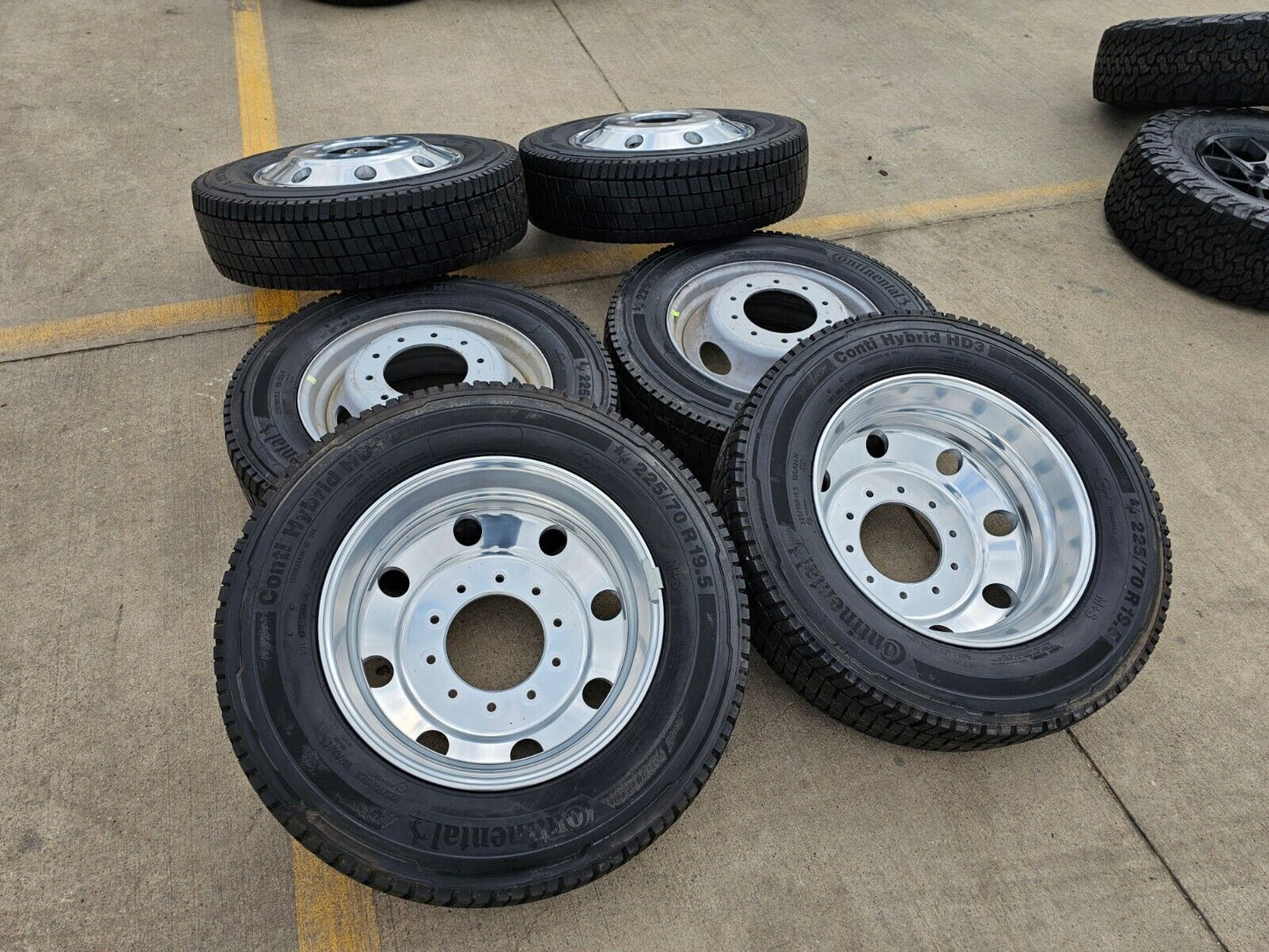 19.5" Ford F-450 Dually F-550 rims wheels RAM 4500 OEM 10x225 2022 2023 2024 NEW