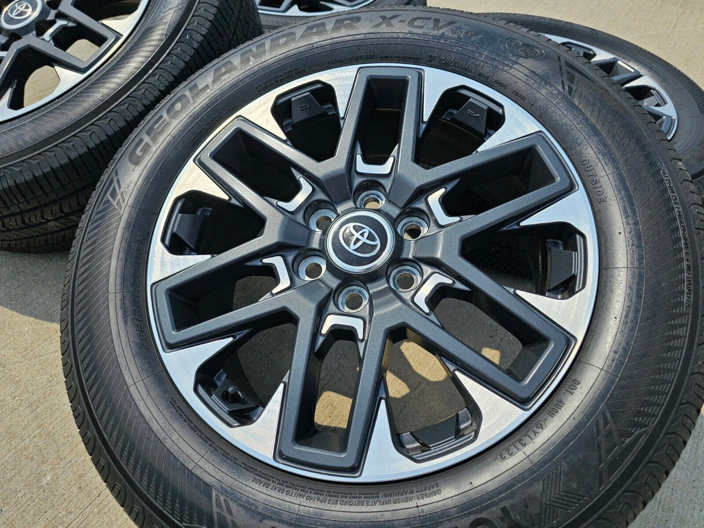 20" Toyota Tundra OEM wheels rims tires 2022 2023 2024 2025 Sequoia 95295