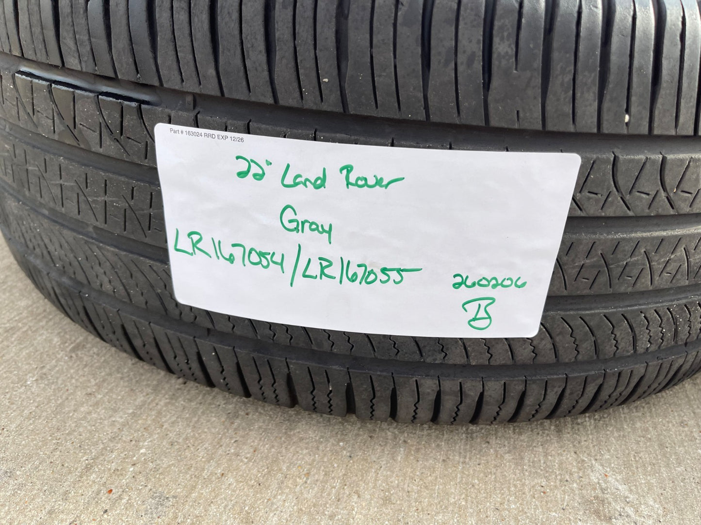 22" Land Rover DEFENDER OEM wheels rims 72385 Range tires GRAY 2023 2024 2025