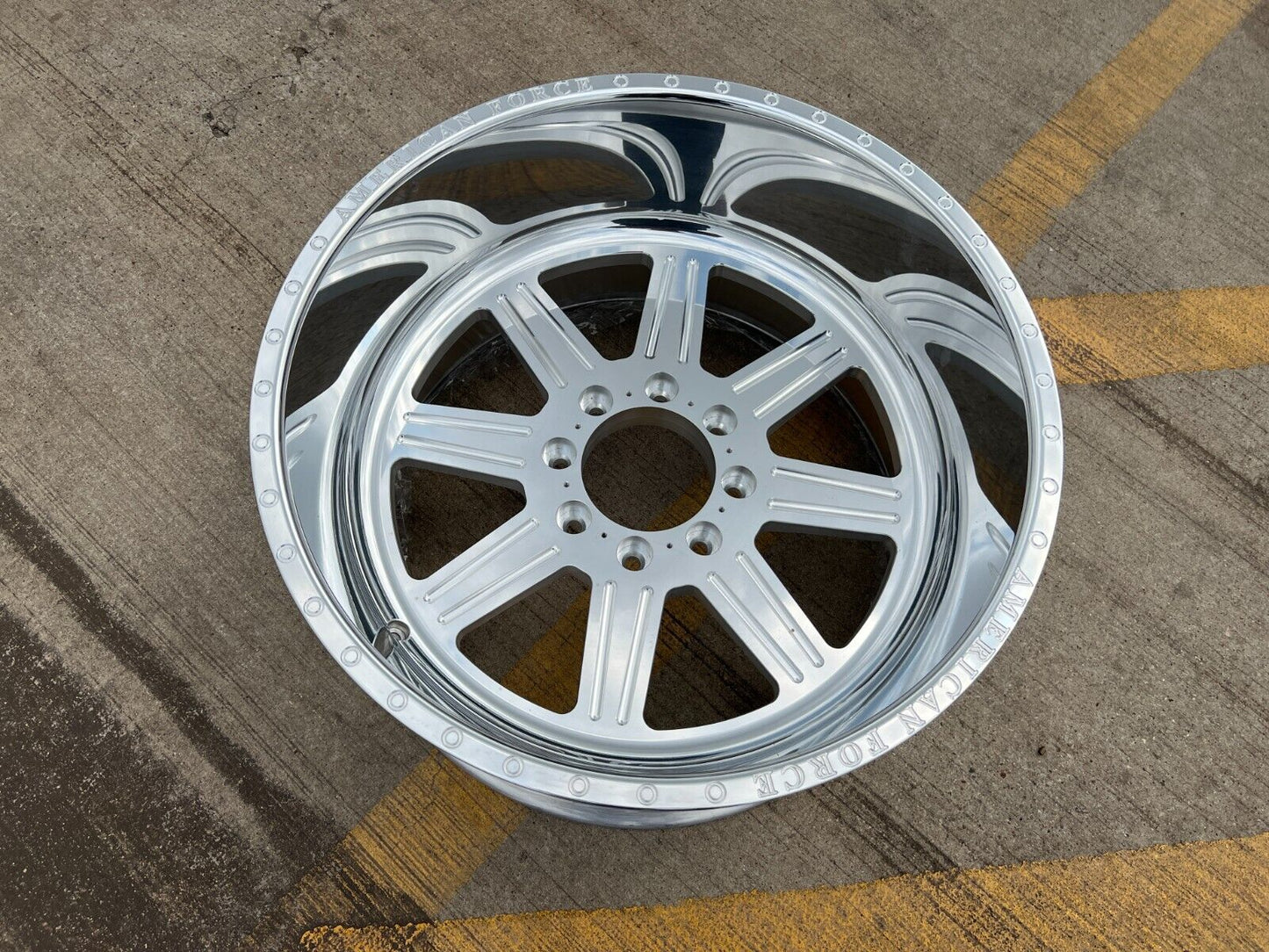 22x12 American Force G55 Tempo SS Polished Ram 2500 3500 wheel rim 8x165 NEW