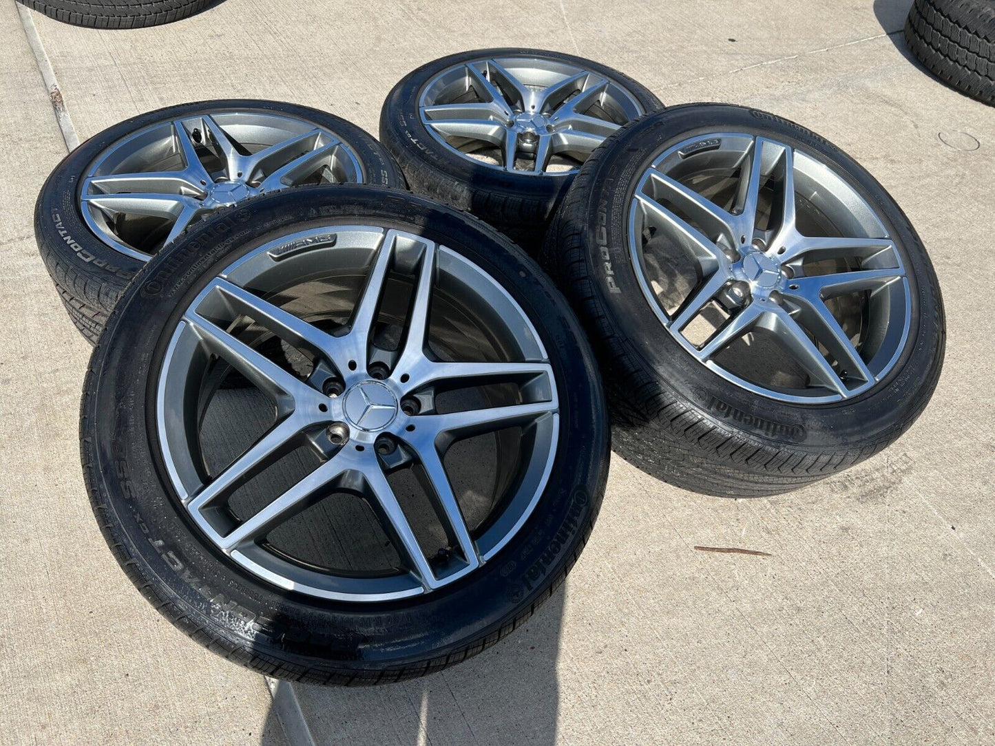 19" Mercedes S550 AMG S400 S600 OEM 85350 85348 tires 2020 2021 2022 2023 2024