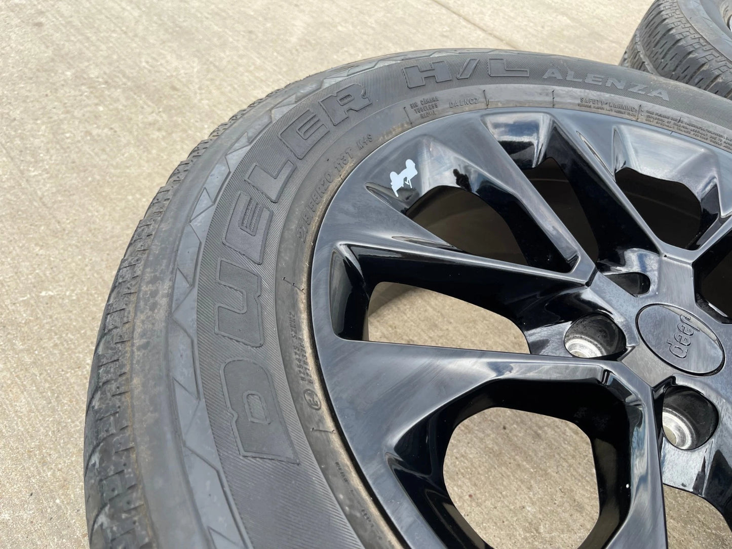 20" Jeep Wrangler HIGH ALTITUDE 9262 96902 OEM wheels rims Gladiator BRIDGESTONE