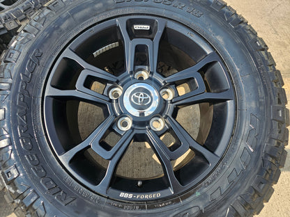 18" Toyota Tundra TRD PRO BBS Forged OEM wheels rims 75238 75255 5x150 NITTO