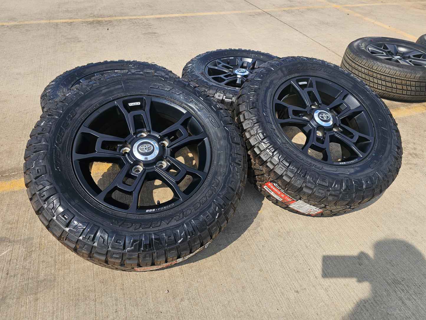 18" Toyota Tundra TRD PRO BBS Forged OEM wheels rims 75238 75255 5x150 NITTO