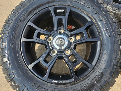 18" Toyota Tundra TRD PRO BBS Forged OEM wheels rims 75238 75255 5x150 NITTO