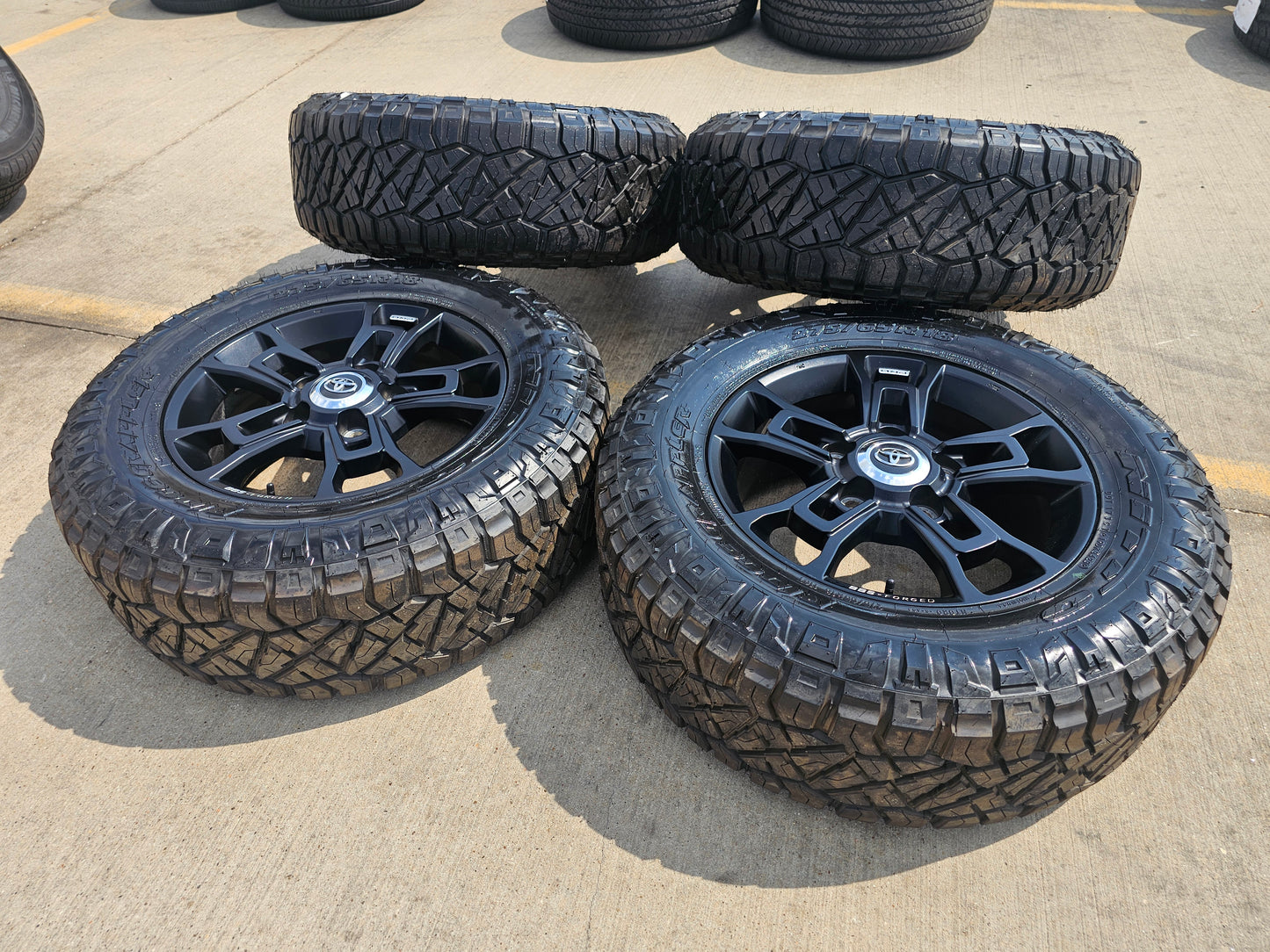 18" Toyota Tundra TRD PRO BBS Forged OEM wheels rims 75238 75255 5x150 NITTO