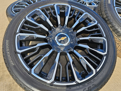 24" Chevy Tahoe Suburban Silverado OEM High Country wheels rims 2025 2026 NEW