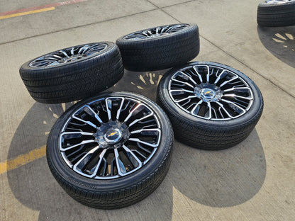 24" Chevy Tahoe Suburban Silverado OEM High Country wheels rims 2025 2026 NEW