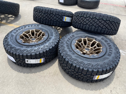 18" Dodge Ram 1500 RHO TRX Beadlock OEM bronze wheel rim 2735 tires 35" NEW