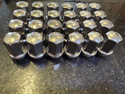 (24) OEM Chevy / GMC / Cadillac polished lug nuts SET