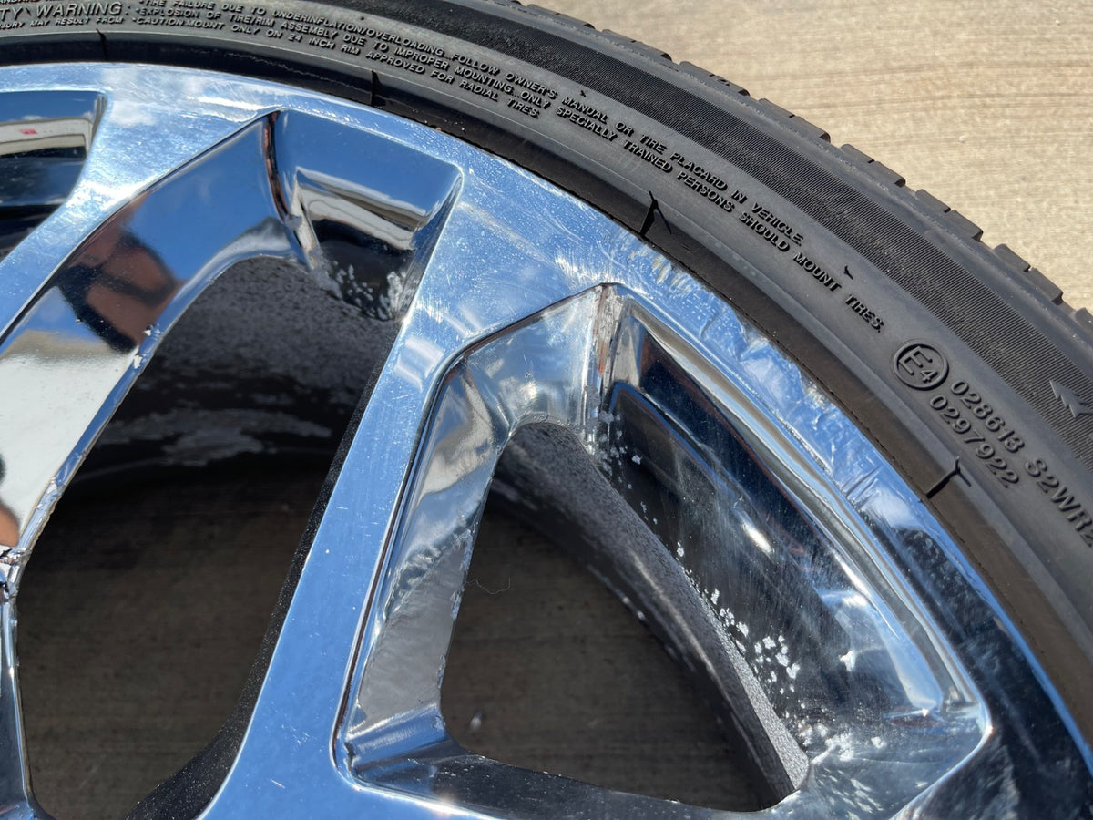24" 24x9 GMC Yukon Chevy Tahoe 1500 OEM replica wheel rim 5668 spare single