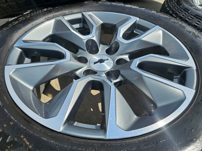20" Chevy Silverado 1500 Tahoe OEM 5915 5916 wheels rims SET 2026 GOODYEAR