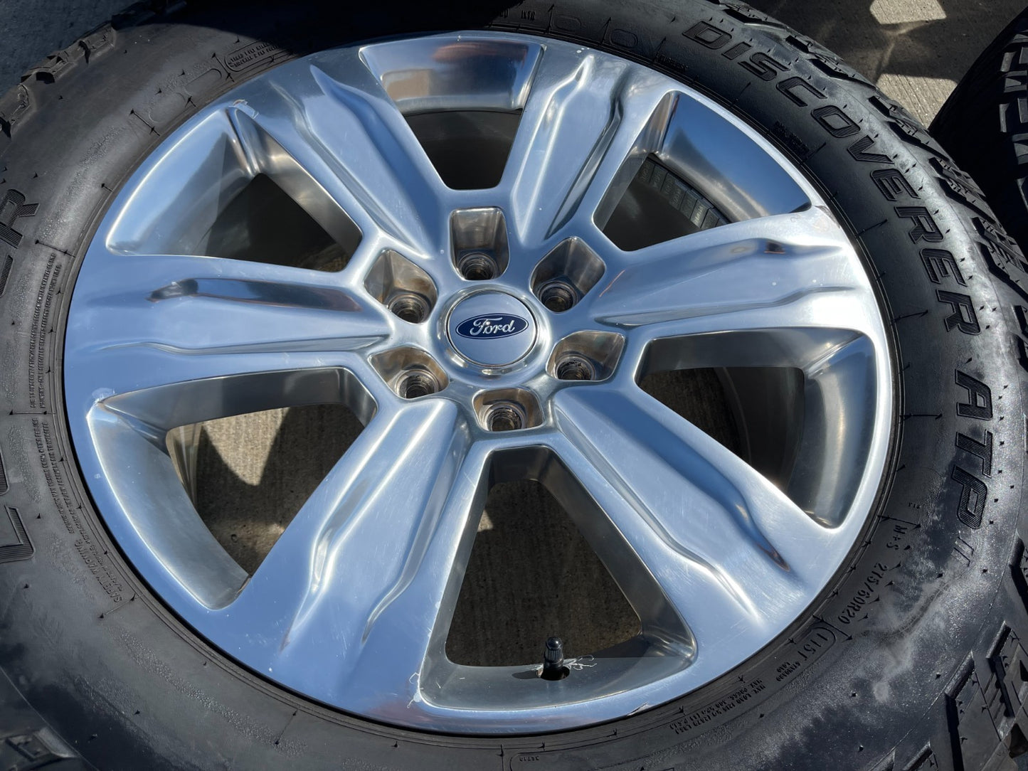 20" Ford F-150 Expedition OEM rims wheels polished 10004 tires COOPER A/T