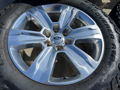 20" Ford F-150 Expedition OEM rims wheels polished 10004 tires COOPER A/T