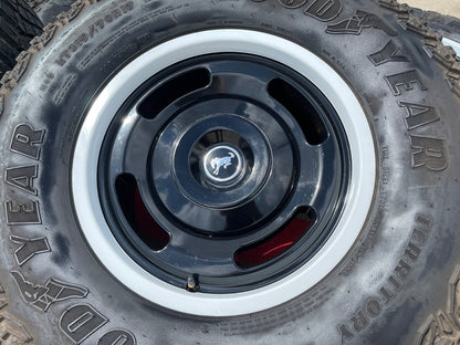 17" Ford Bronco HERITAGE Edition wheels rims SET white GOODYEAR 35"
