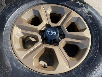 17" 4Runner Toyota Tacoma OEM wheels rims 75153 FJ BRONZE SET PIRELLI A/T NEW