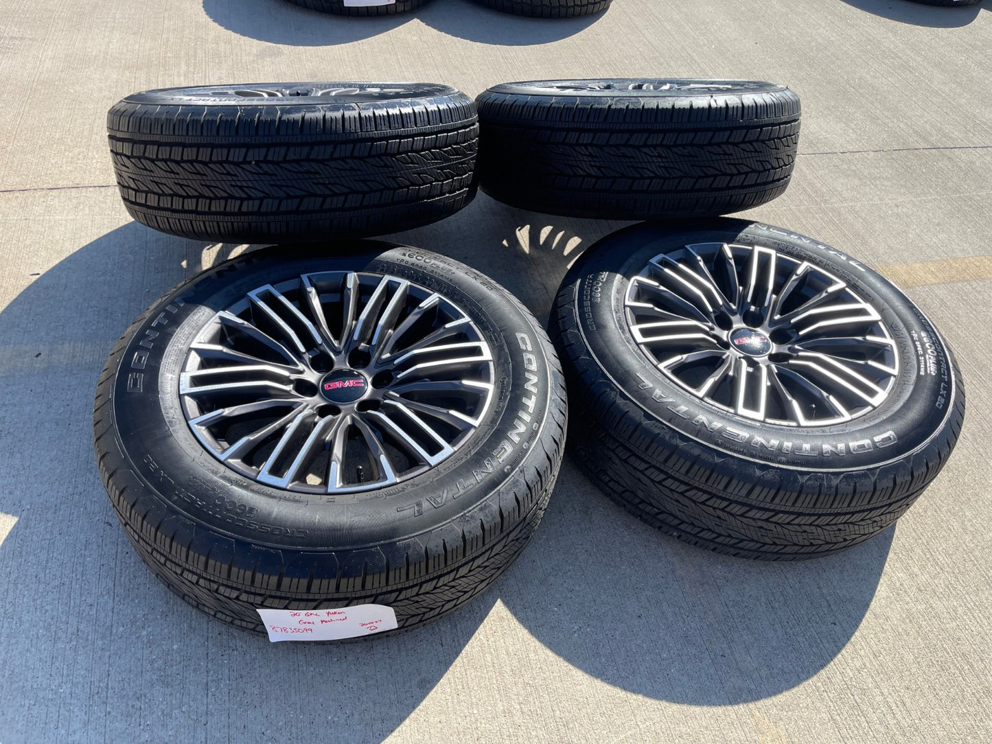20" GMC Sierra Yukon Chevy Silverado OEM wheels rims 2024 2025 2026 CONTINENTAL