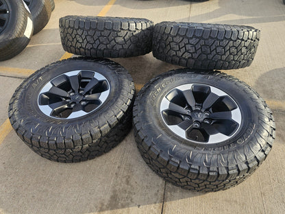 18" Dodge Ram 1500 Rebel Black OEM 2671 wheels rims TOYO A/T3 35"