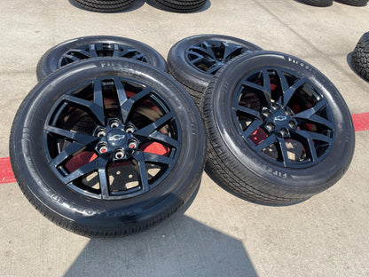 20" Chevy Tahoe PPV Silverado 1500 OEM 14076 wheels rims FIRESTONE FIREHWAWK SET