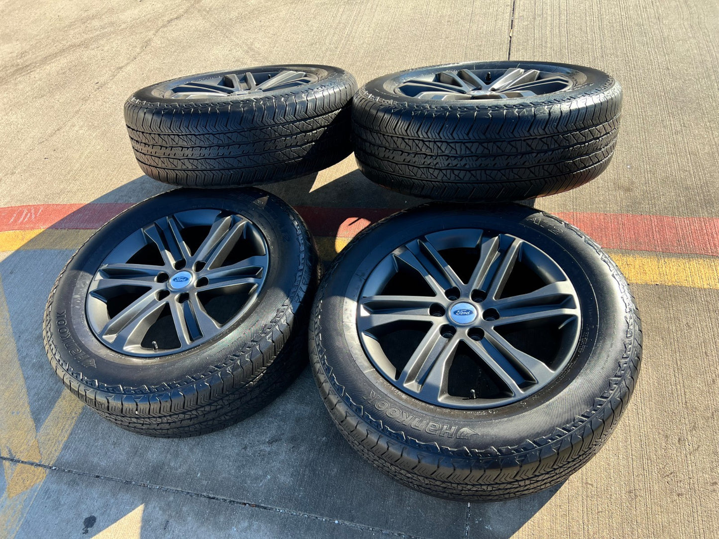 20" Ford F-150 FX-4 PLATINUM OEM rims wheels 10344 Expedition HANKOOK A/T2