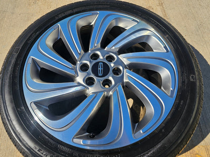 (1) 22" Lincoln Navigator BLACK LABEL OEM 10497 rim wheel 2022 2023 2024 GENERAL