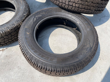 (4) 275/65/20 Hercules Avalanche TT Winter tires 275/65R20 LT 10 ply LR E 126R