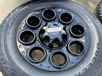 20" Ford F-250 F-350 OEM TREMOR wheels rims SET 10299 10484 BRIDGESTONE SET NEW
