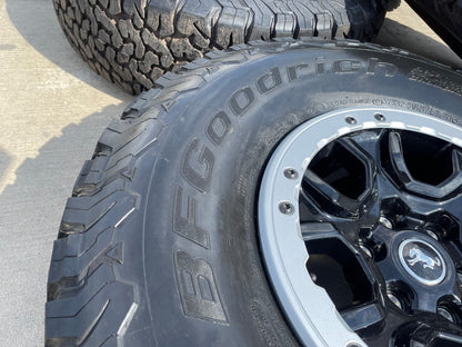 17" Ford Bronco SASQUATCH wheels rims BEADLOCK 10388 Ranger BFG KO2 A/T 37" SET